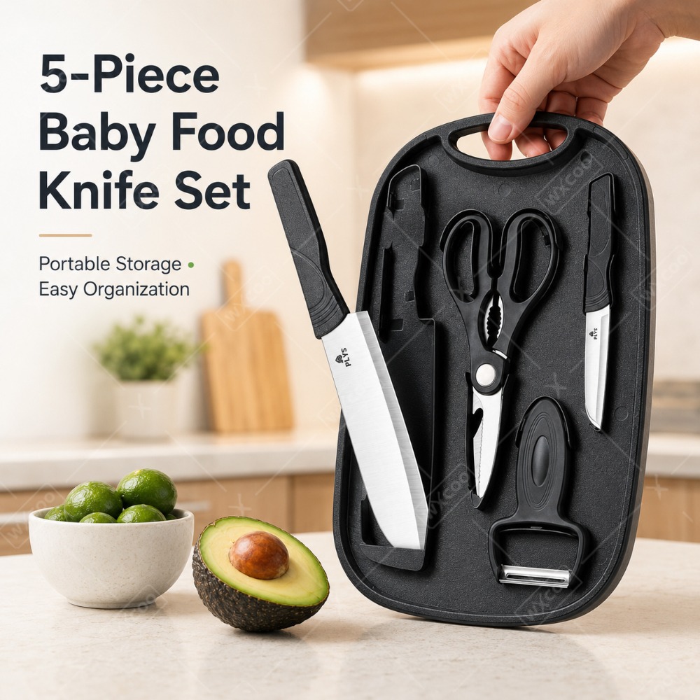 Meal Prep For Cutting - Baby Food Preparation Knife Set Cutting