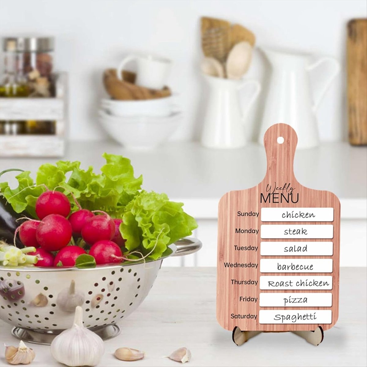 Meal Prep Plan - FOR HOME Fridge Meal Planner, Weekly