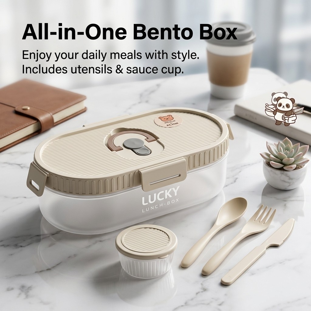 Portable Leakproof Bento Lunch - огляд і ціна Meal Prep Plan