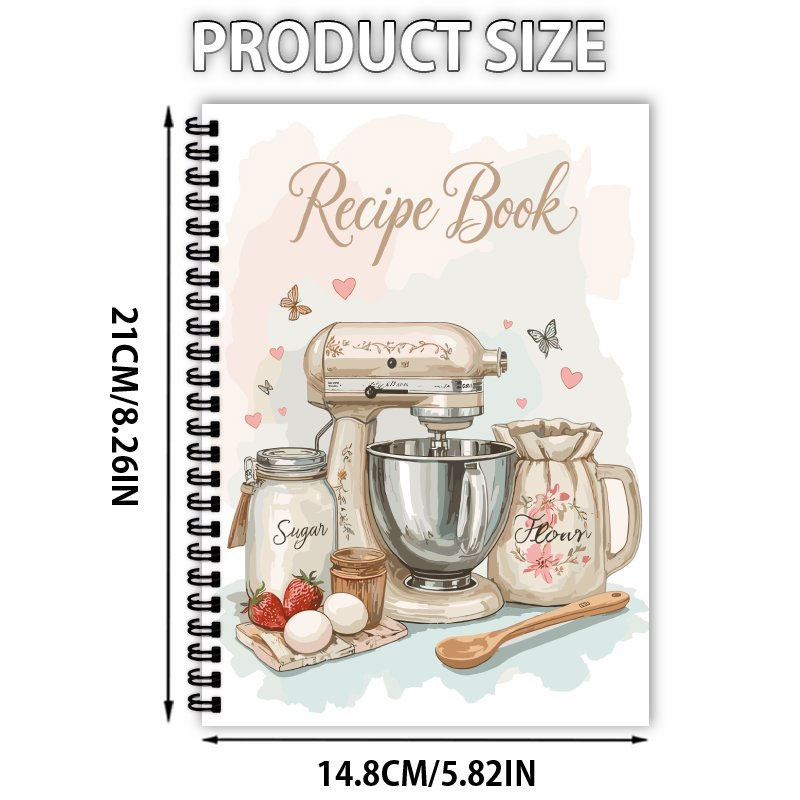 Recipe Journal 100 Sheets Blan - огляд і ціна Meal Prep Plan