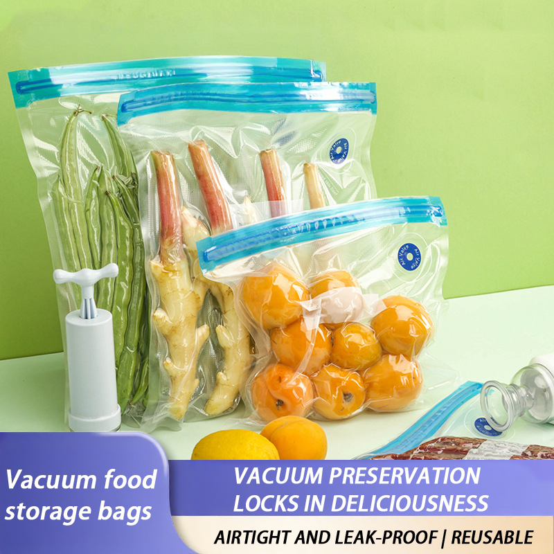 1PC Reusable Vacuum Sealer Bag - огляд і ціна Meal Prep Ziplock