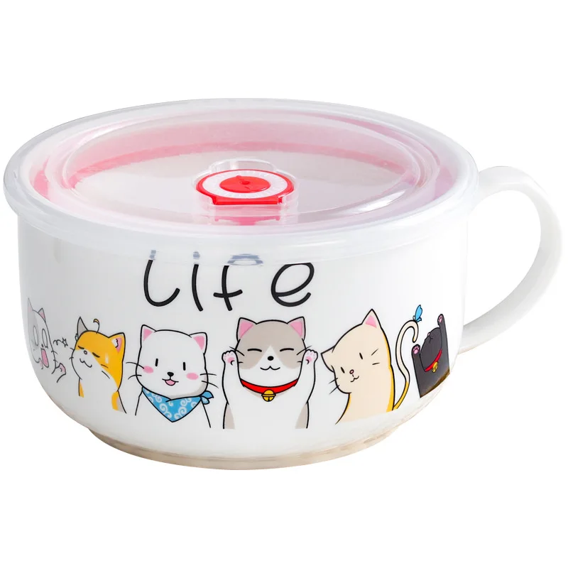 Cartoon Ceramic Instant Noodle - огляд і ціна Meal Prep Plan