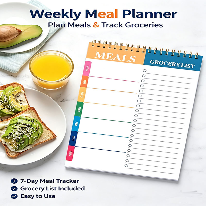 Weekly Meal Planner Notepad 5. - огляд і ціна Meal Prep Plan