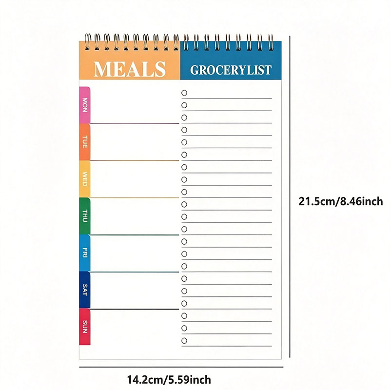 Weekly Meal Planner Notepad 5. - огляд і ціна Meal Prep Plan