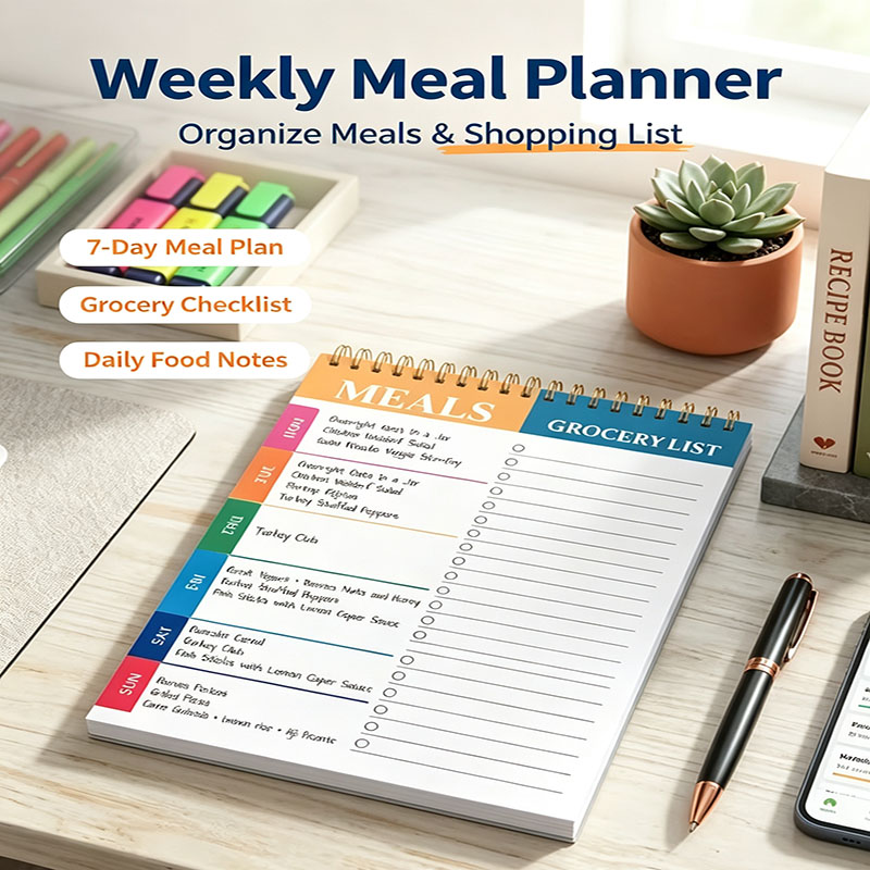 Weekly Meal Planner Notepad 5. - огляд і ціна Meal Prep Plan