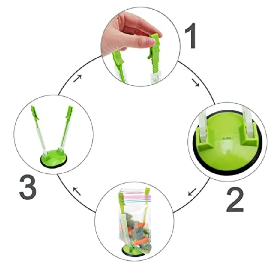 Baggy Rack Holder For Food Pre - огляд і ціна Meal Prep Ziplock