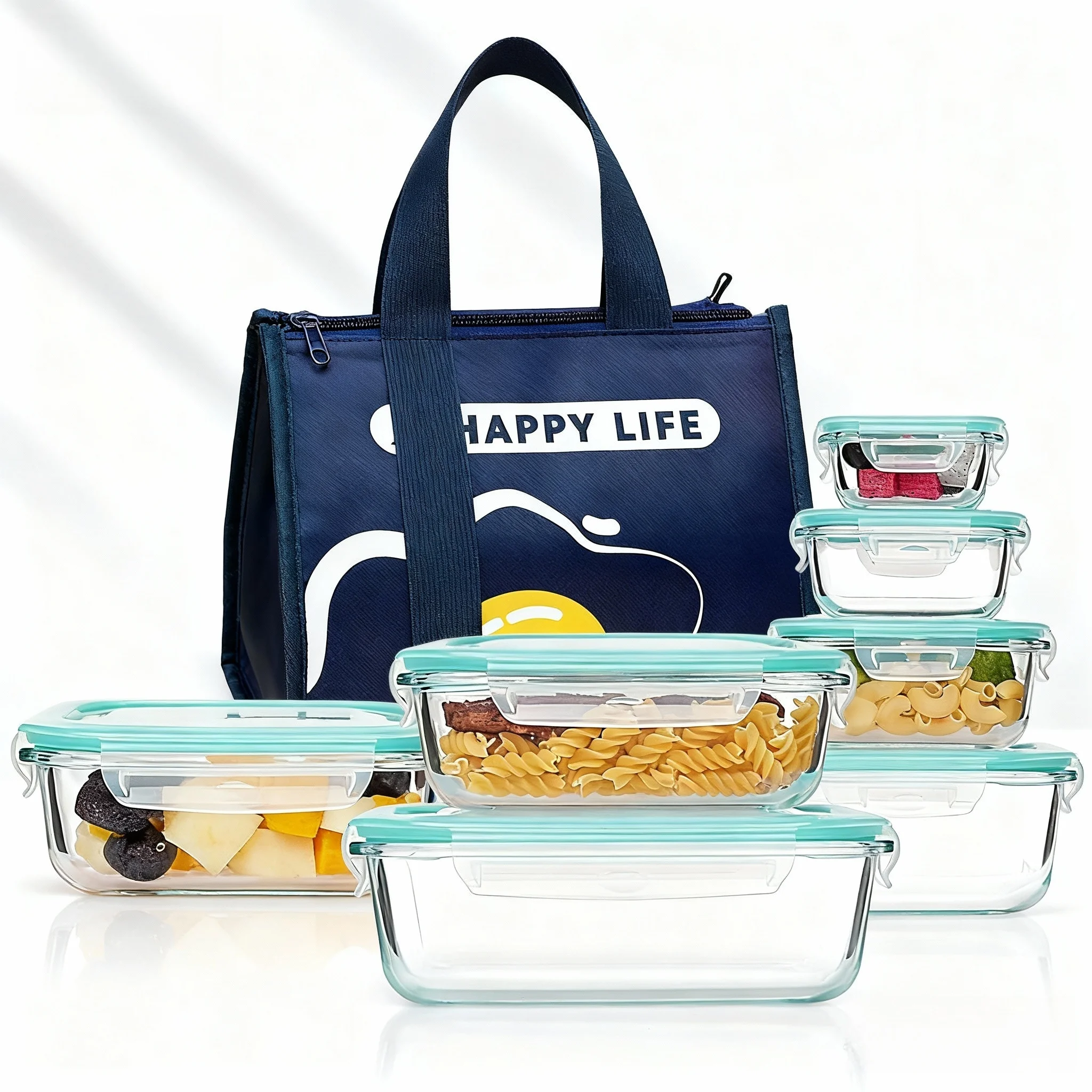 Glass Lunch Bento Box for Adul - огляд і ціна Meal Prep Burrito