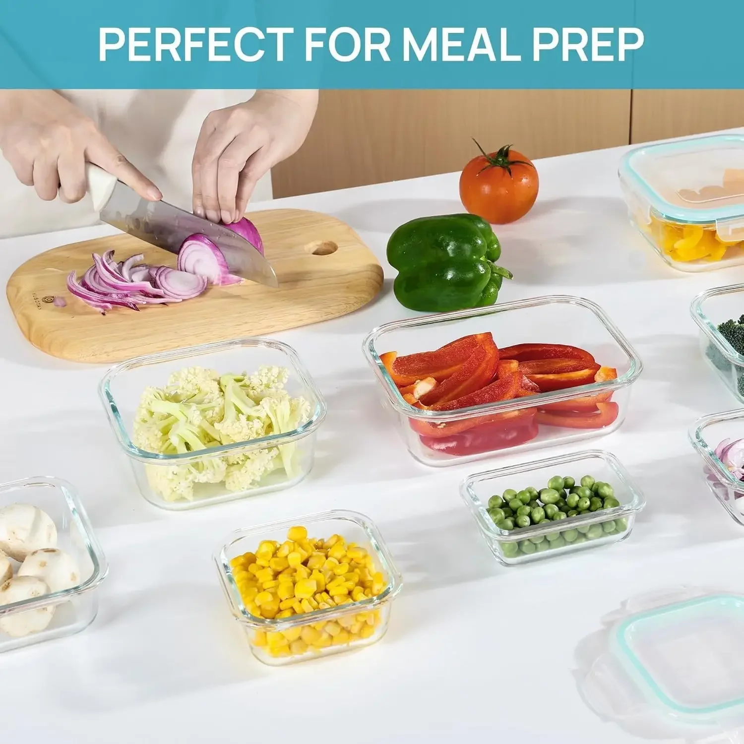 Glass Lunch Bento Box for Adul - огляд і ціна Meal Prep Burrito