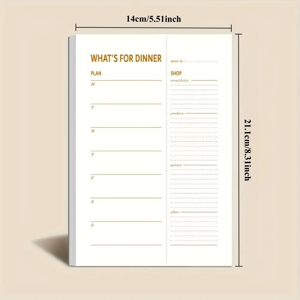 1pc Daily Diet Plan Notebook,  - огляд і ціна Meal Prep Plan
