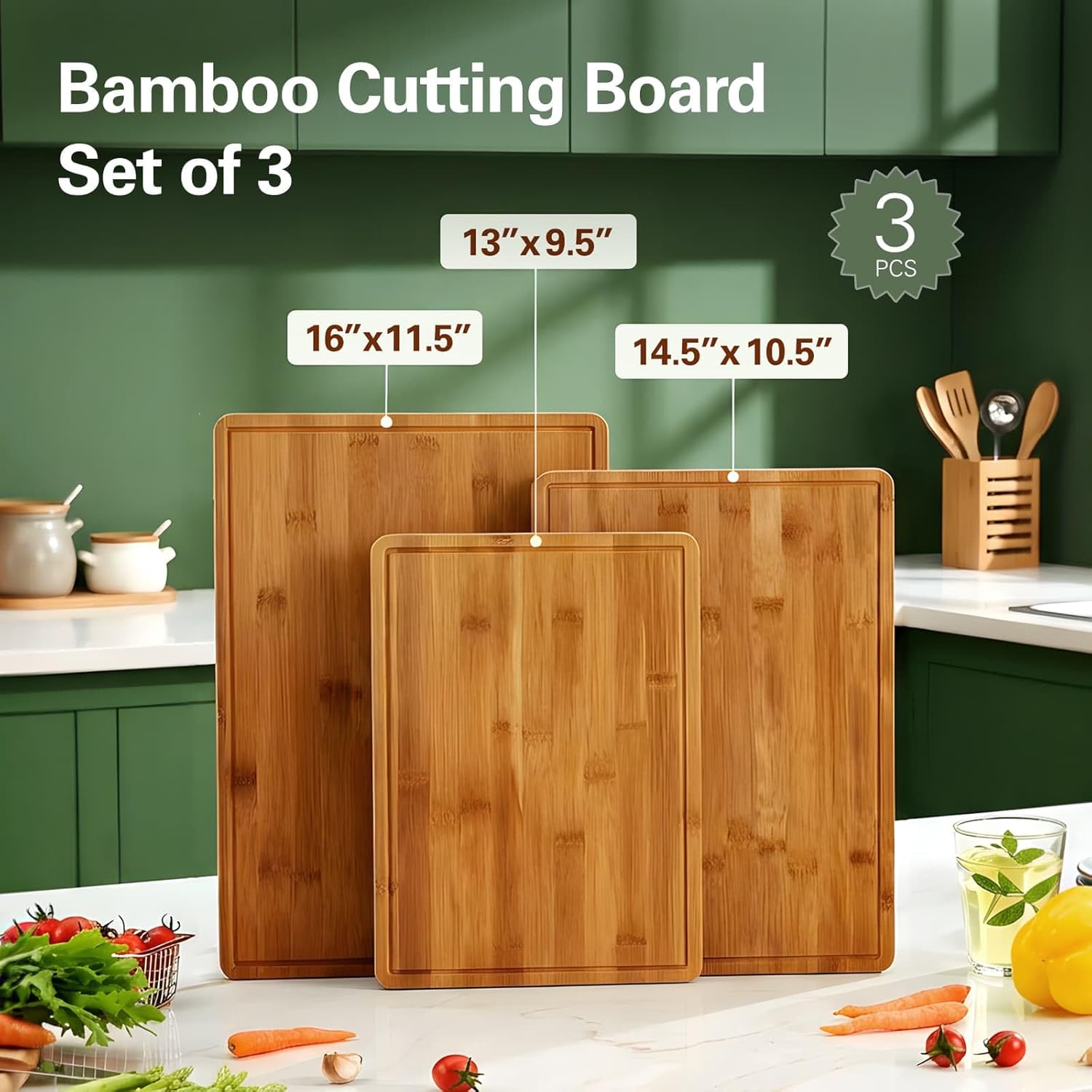 Bamboo Cutting Boards for Kitc - огляд і ціна Meal Prep For Cutting